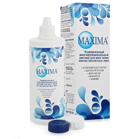 Раствор для линз Maxima 360 мл 